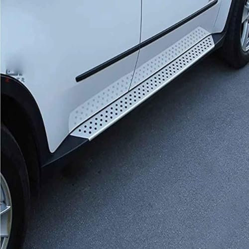 MadongJ 2 Pièces Voiture Marchepieds Latéraux pour BMW X5 E70 2008 2009 2010 2011 2012 2013, Voiture Jupe Latérale Marchepieds Latéraux Pédales Latérales Jupe