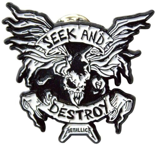 Metallica Seek And Destroy Pin Badge One Size