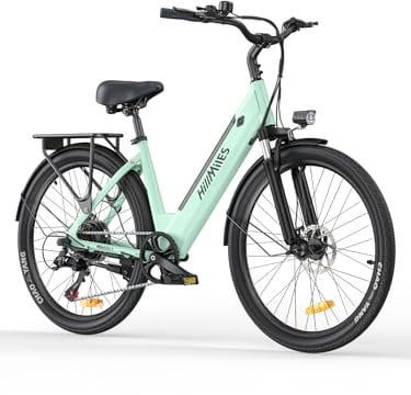 ENGWE MileCity 1 Electric Bike 250W E-Bike for Adults, 26×1.95 Tyres, 36V 13Ah Hidden Lithium Battery Range Up To 50KM,Waterproof and anti-theft, 25KM/H 7-Speed Urban commuter e-bikes