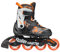 Rollerblade MICROBLADE SL, Inline-Skates für Jungen, Freizeit Inliner, Schwarz/Orange, 36.5-40.5