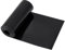 BENECREAT 2 m Schwarze PVC Streifenvorhänge 18.3cm Breiter Wasserdichter Türvorhang Für Begehbare Gefrierschränke Keller Stabil Haustierhaus Hundehütten Türklappe 1.5mm Dick