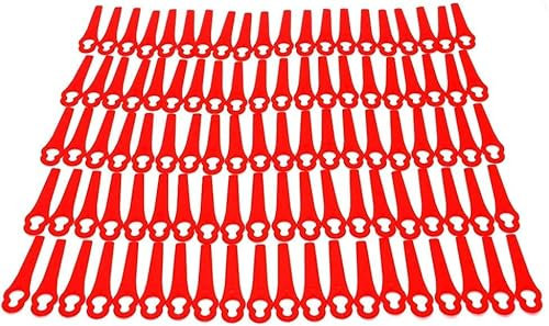 Accessoires d'outils Lot de 100 lames de coupe-bordures électriques compatibles avec Einhell GE-CT18 Li Solo, Einhell BG-CT 18 Li, Einhell RG-CT 18/1 Li, Einhell GE-CT 18 Li K EB310DB20S