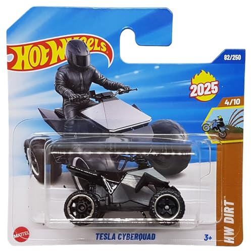 Hot Wheels - Tesla Cyberquad - HW Dirt 4/10 - HYW31 - Short Card - Mattel 2025-1:64