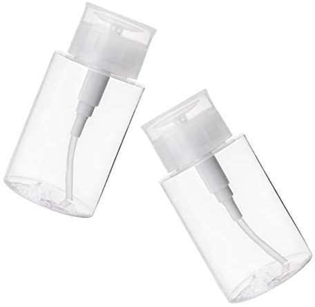 Gogogmee 2pcs 100ml Petg Leak-proof Liquid Holder Press Pump Bottles Travel Reusable Lotion Storage for Cosmetics and Toiletries