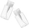 Gogogmee 2pcs Liquid Holder Dropper Leakproof Petg Bottle Travel Toiletries Reusable Refillable Empty Travel Bottles Gym Nail Polish Remover