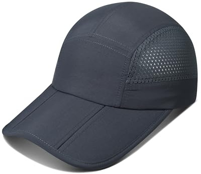 GADIEMKENSD UPF 50+ Faltbare Baseballkappe, Verlängerter Schirm, Atmungsaktives Mesh, Wasserabweisend, Geeignet für den Außenbereich
