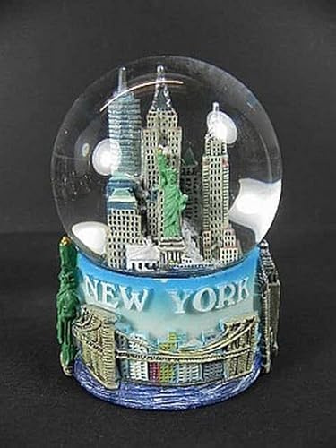 New York Schneekugel Snowglobe 9cm,Souvenir USA,Empire State,Neu