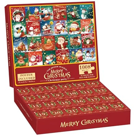 Adventskalender für Weihnachten: 24- -Panel, Kamera, Sammelschicht, interaktives Spielmodul, für Jugendliche, Kinder, Studium