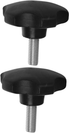 Yardwe Lot de 2 Vis de Serrage pour Pied de Parasol Extérieur, Pièces de Rechange Filetées Compatibles Parasol Jardin, Acier Solide, Fixation Stable pour Terrasse et Balcon