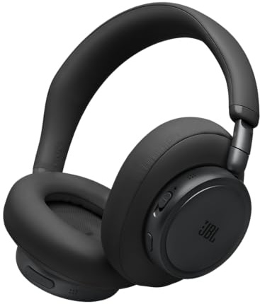 JBL Live 780NC Cuffie Over‑Ear Wireless con Cancellazione del Rumore, Nero
