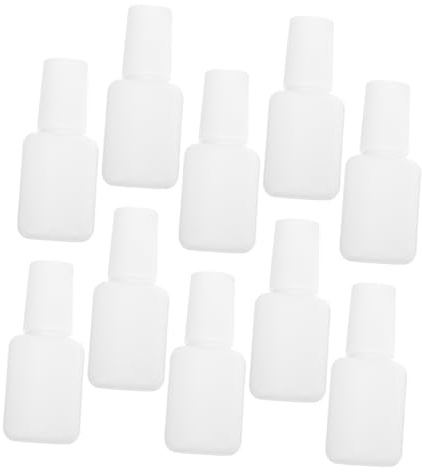 Outanaya 22pcs Manicure Bottle Empty Nail Polish Jars Nail Glue Container for DIY Polish for Gel and Cuticle Oil