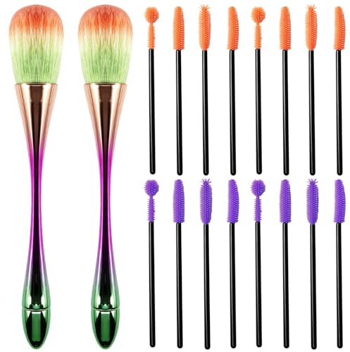 18Pcs Sewing Machine Cleaning Brushes Kit, Dense Bristles Dust Removal Tool, Reusable Silicone Brush for Quilting & Craft Maintenance, Internal & Spool Area Cleaner