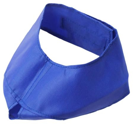 FELTECHELECTR Oculaire Anti-Morsure pour Animaux de Compagnie Taille S Bleu, Cache-œil Cosmétique pour Chat Adapté aux Chats de Moins de 2,5 Kg, pour Soins et Toilettage