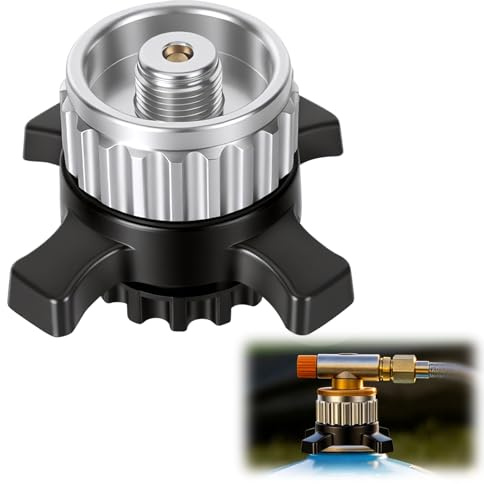 Gaskartuschen Adapter kompatibel mit Campingaz-Easy-Click/CV auf EN417