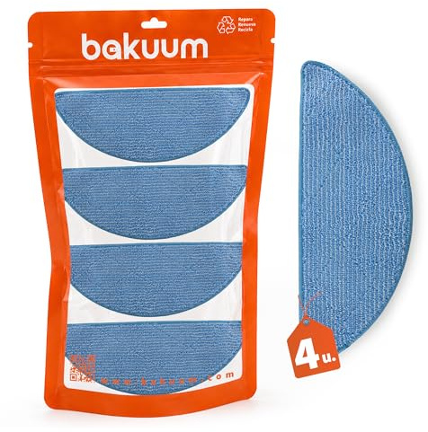 BAKUUM Pack 4 Mopas Comprobar Modelos Conga Y50 | Y70 | M70 | M50 | M50 X-Treme