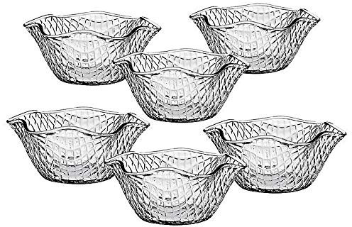 CRISTALICA Eiscremeglas 6er-Set Kinder Eisbecher Waffel Dessert Bambini 200ml GelatoVero