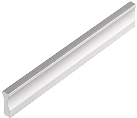 Möbelgriff LONA Silber matt eloxiert BA 160 mm Schubkastengriff Kommodengriff von Junker Design