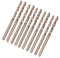 Forets à Métaux HSS Titane,Xinrub 10pcs M35 HSS Forets Cobalt Drill Bit Set HSS-CO Drills Set for Drilling on Stainless Steel(1-5mm)(2,5mm)
