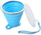Tasse à café pliable en silicone, pliable, sans danger pour les aliments, silicone non toxique : sans BPA, tasse à café portable pour la randonnée, le camping, les sports de plein air, anti-casse, 240