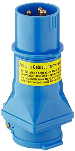 CEE-Adapter CEE-Stecker230V auf Schuko Kupplung
