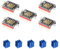 BIQU DIRECT 3D Printer Part Stepstick Mute TMC2209 V1.2 Stepper Motor Driver with Heatsink for SKR V1.3 MKS GEN L Ramps 1.4/1.5/1.6 3D Printer Controller Card (Pack of 5) (UART Mode)