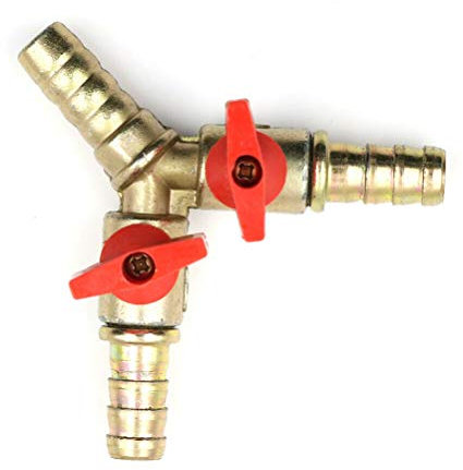 BE-TOOL - Valvola di chiusura a sfera, a forma di Y, per irrigazione giardino, tubo del gas, costruzioni navali e industria