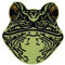 Finally Home Detaillierter Grüner Frosch Kopf Patch zum Aufbügeln | Tiere Patches, Wasser Bügelflicken, See Flicken, Aufnäher