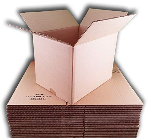 Lot de 20 Carton de déménagements renforcé 40x30x30