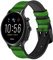 Innovedesire Football Soccer Field Cinturino in Pelle Smartwatch per Fossil Womens Gen 5E, Womens Gen 4, Hybrid Smartwatch HR Charter Taglia (18mm)