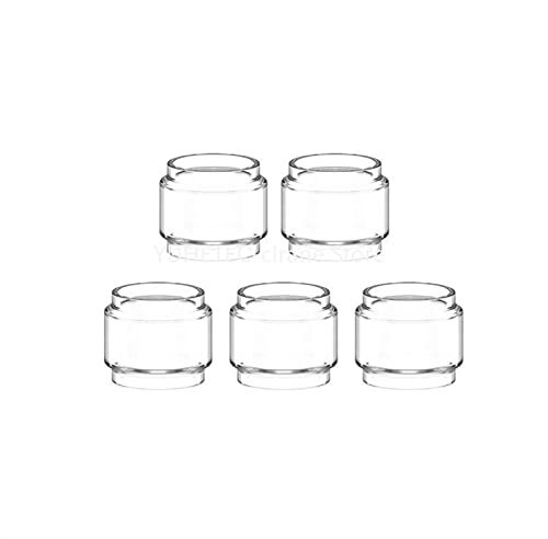 Pang-qingtian 5 stücke Blase Glas Rohr fit für tfv12 groß Baby Prinz fit für tfv16 lite tfv fit für mini v2 fit für tf2019 tf-rdta Morph fit für 219w tf-rta (Farbe : 5PCS, Größe : Fit for TFV12)