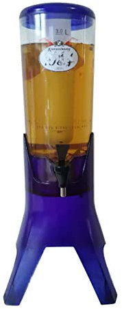 RONGJJ Distributore di Birra da 3L con Raffreddamento A Ghiaccio per Barilotto di Ghiaccio, per Feste in Cucina per Bibite E Bevande Fresche Giraffa Torre Caraffa, A
