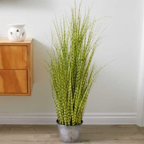Marco Paul 3ft Artificial House Plant Indoor Fake Potted Plant Realistic Zebra Grass for Home Office 90cm Maintenance Free Plants in Pot Large Fake Plants