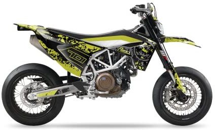 ARider Dekor für Husqvarna 701 2016-2021 Smiley Edition (Gelb | Grau)