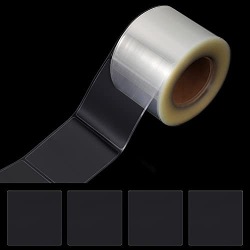 500 Stück Etikettenschutz, transparente Etikettenschutz, wasserdicht, transparente Etiketten zum Schutz von Barcodes, Büchern, Zahlen, Kleidung, Lebensmitteletiketten im Labor, Bibliothek, Büro,