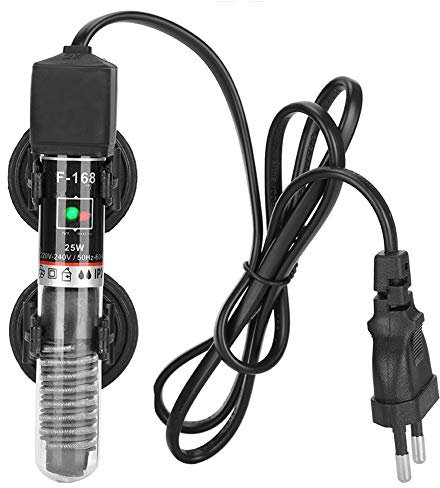 25W Aquarium Heizung, Thermostat Temperaturregler Tauchheizung für Heizstab Aquarien Heizung Aquarienfischbecken Tauchheizer Fischbecken mit konstanter Temperatur