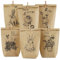 Geschenktüten zu Ostern, 24 Stück Bedruckte Ostertüten zum Befüllen, Osterhase Papiertüten Set für Osternest Dekoration und Geschenk Mitgebsel, zum Verpacken von Geschenken für Kinder und Erwachsene