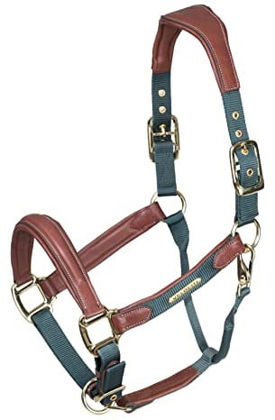 Shires Velociti Lusso Padded Leather Headcollar