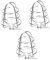 DOITOOL Pack of 6 Sprinkler Covers for Outdoor Sprinkler Holder Cover for Fire Sprinkler Outdoor Sprinkler Fire Sprinkler Cover Sprinkler Cover for Horizontal Nozzle (6pcs)