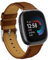Hatolove Kompatibel Mit Versa 4/3 Armband - Weiches Leder für Fitbit Versa 4/3, Sense/Sense 2 - Herren Damen