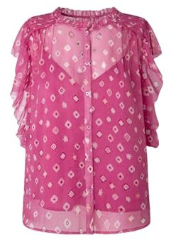 Pepe Jeans Marley Chemise Femme, Rose (Rose Anglaise), L