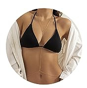 Body Chain Jewelry for Women, Layered Waist Chain for Bikinis