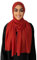 Medinah Hijab Kopftuch Muslimisches Kopftuch Chiffon kopftuch 180x70cm groß Islamisches Kopftücher für Damen-Made in Turkey (Kirschrot-#12)