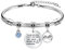 Bacaemo Memorial Bracelet for Women Sympathy Gift - Those We Love Don't Go Away Gifts Sympathy Jewellery Remembrance Gifts Memorial Gifts for Loss of Loved One, Silver