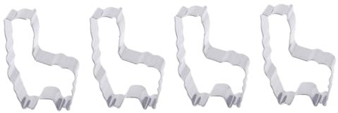 Zerodeko 4stücke Ausstechformen Aus Edelstahl Alpaka-form Für Obst Und Kekse Antihaftbeschichtung Rostfrei Und Langlebig Für Zuhause Und Küche