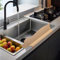Navaris Paraspruzzi Cucina - Paraschizzi Lavello in Silicone - Paraspruzzi Lavandino e Vasca da Bagno - Protezione Spruzzi Acqua - Accessori Cucina - Design Cane - Giallo