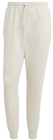 adidas Hombre Essentials FEELCOZY Fleece Pant, Wonder Alumina/White, XXL