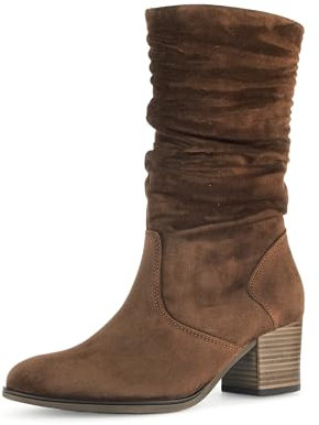 Gabor Damen Klassische Stiefeletten, Frauen Stiefeletten,Moderate Mehrweite (G),uebergangsstiefel,reißverschluss,Whisky (Micro),39 EU / 6 UK
