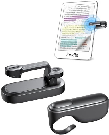Bnlei Remote Page Turner for Kindle Paperwhite Oasis Kobo eReader, Control Page Turner Clicker for Ipad/Phone/Tablet/E-Book Reading Accessories with Wrist Strap Storage Bag