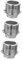 YARNOW 3St Schornsteinkappe Zylindrische Kaminhaube Abgasventil Wasserheizer Kaminabdeckung kaufen Schornsteinabdeckungen aus Metall Schornstein-Außenkappe Hut aus Edelstahl 304 Silver