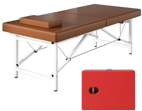 Massageliege für Sex mit Loch Tragbares Tattoo-Bett Aus Leder Faltbar Ohne Installation Hydrotherapiebett mit Atmendem Gesicht Tragfähigkeit 250 Kg